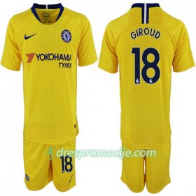Chelsea Dres Olivier Giroud 18 Dječji Gostujući 2018/19 Kratkih Rukava